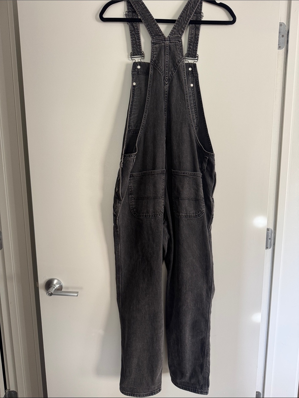 GAP Women's Black Denim Overalls - Picture 4 of 6